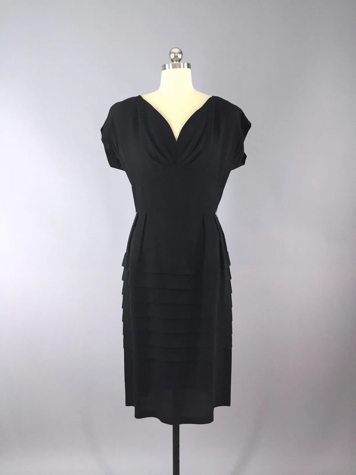 1950s Vintage Little Black Dress