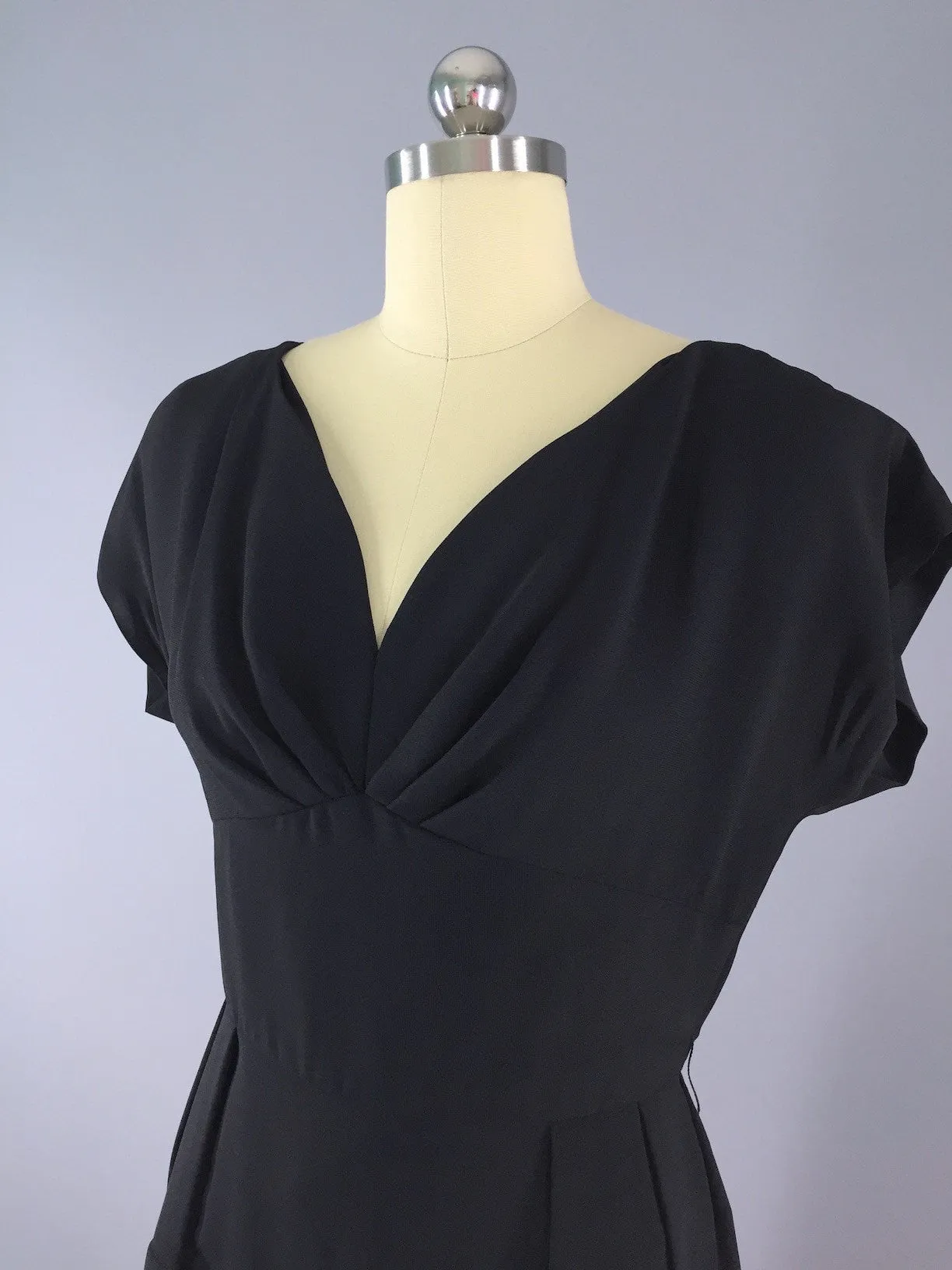 1950s Vintage Little Black Dress