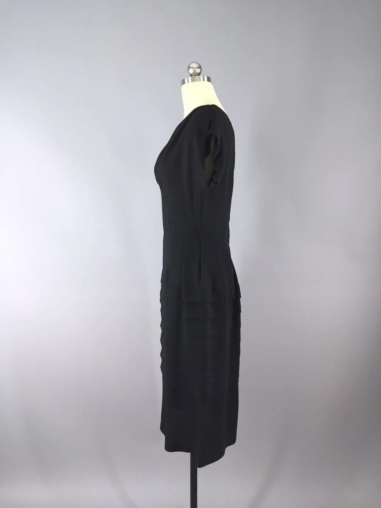 1950s Vintage Little Black Dress