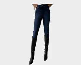 6 Dark Blue Form Fitting Stretch jeans - The Madison Avenue