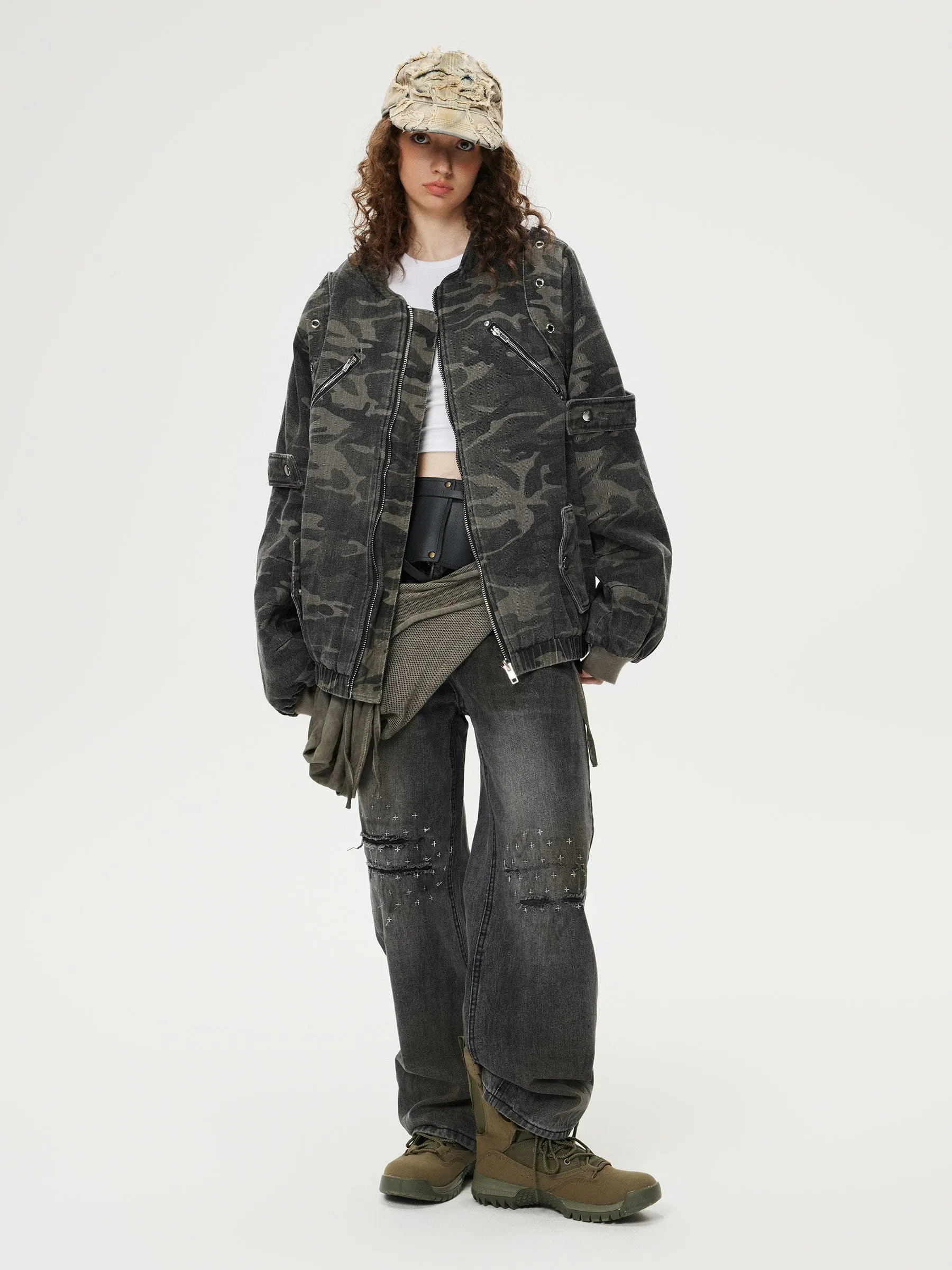 Aelfric Eden Camouflage Cargo Coat