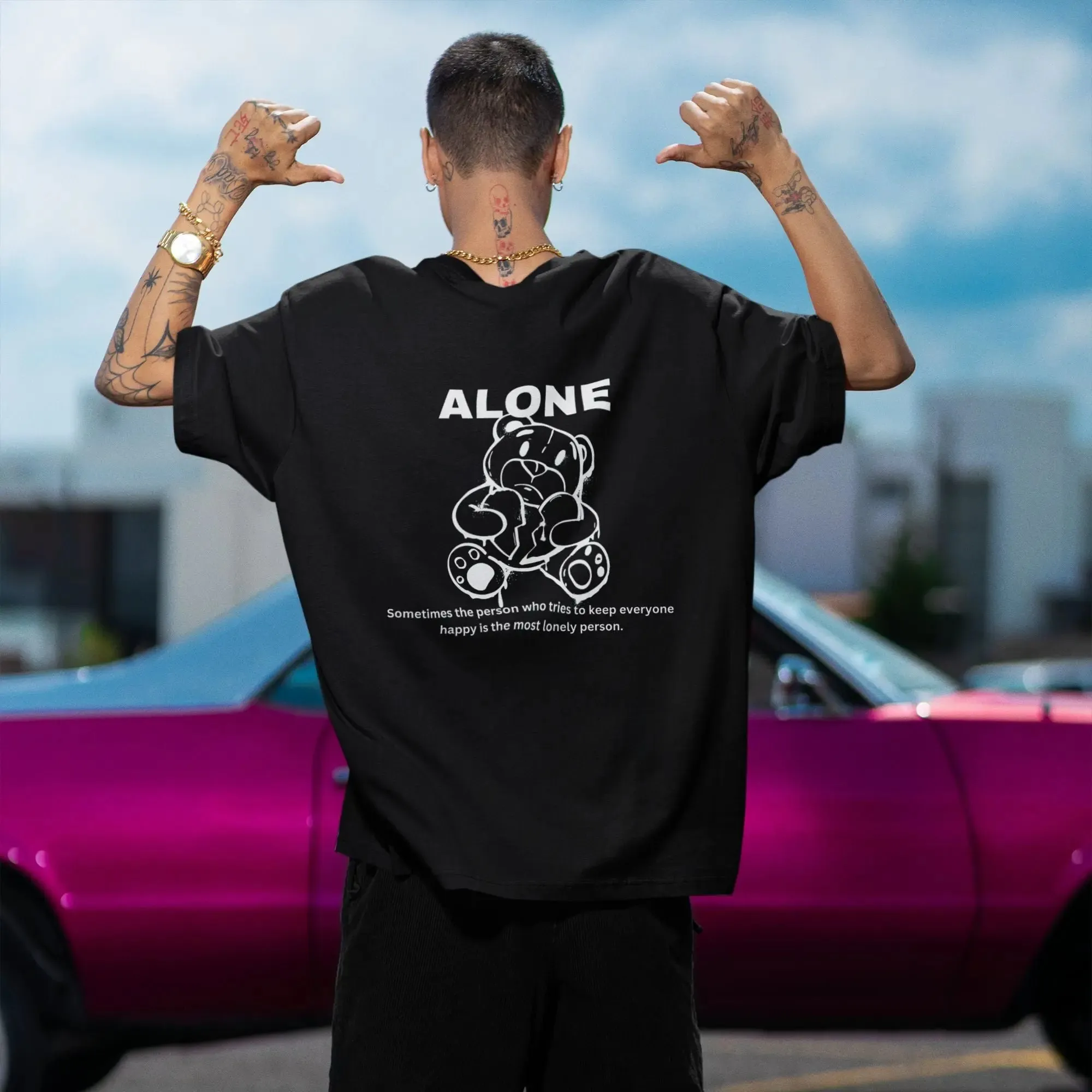 Alone Oversize Classic T-Shirt