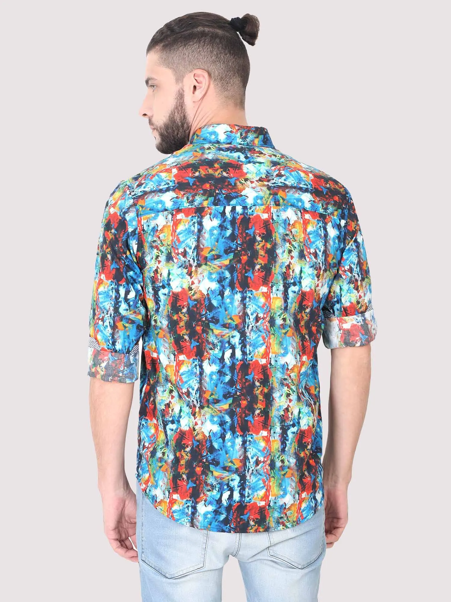 Artsy Men's Printed Casual Shirt