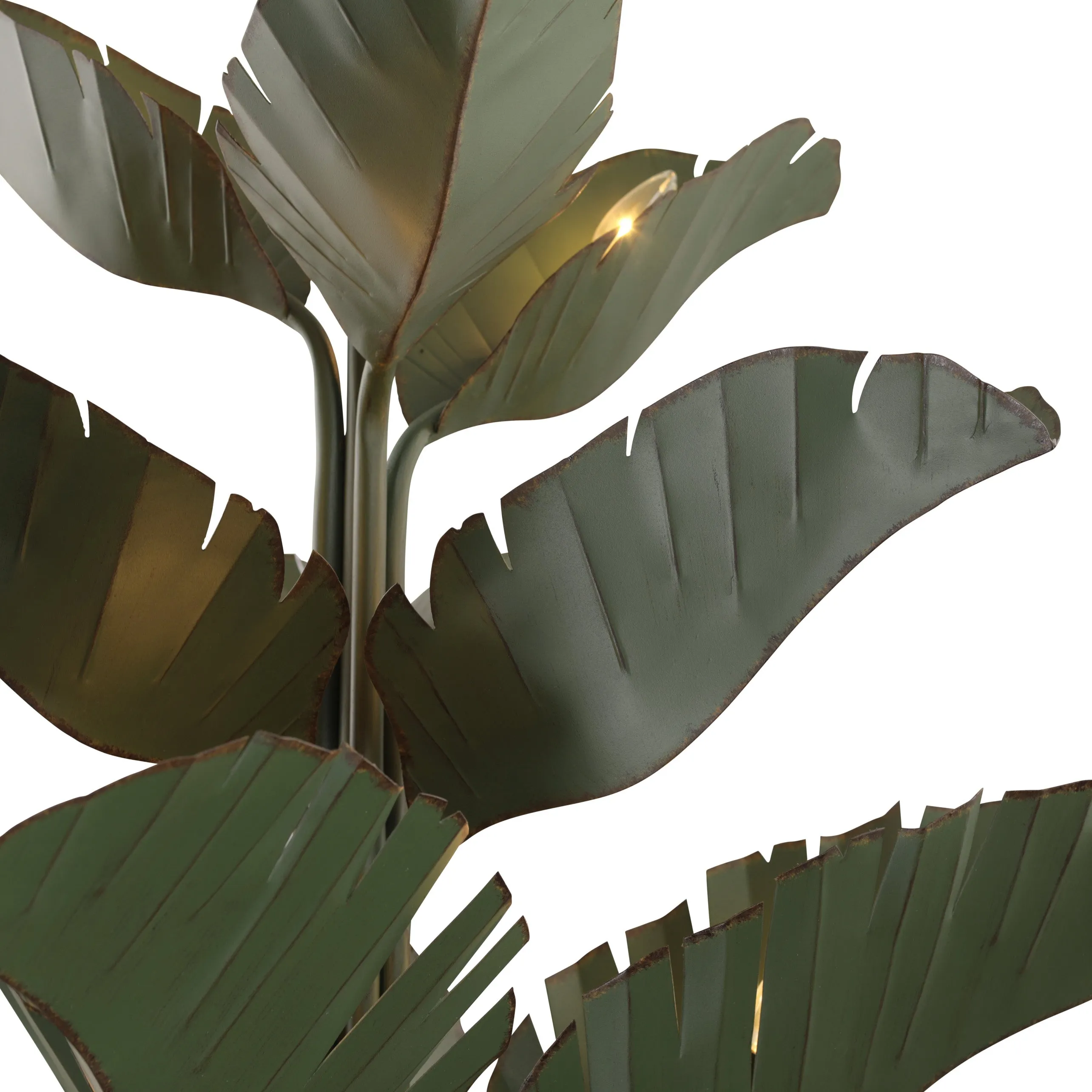 Banana Leaf 901C09 9-Light Chandelier - Banana Leaf