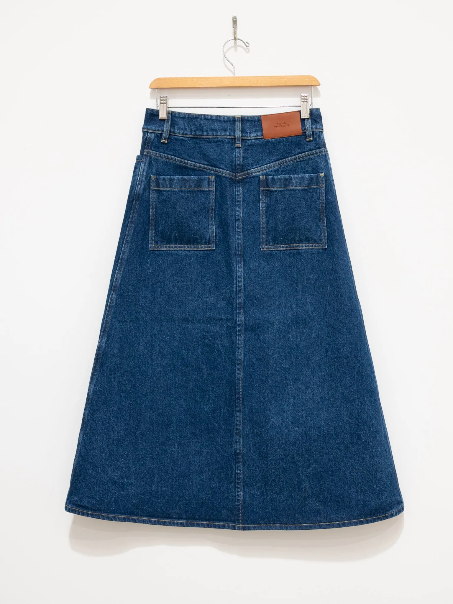 Baringo A-Line Denim Skirt - Indigo