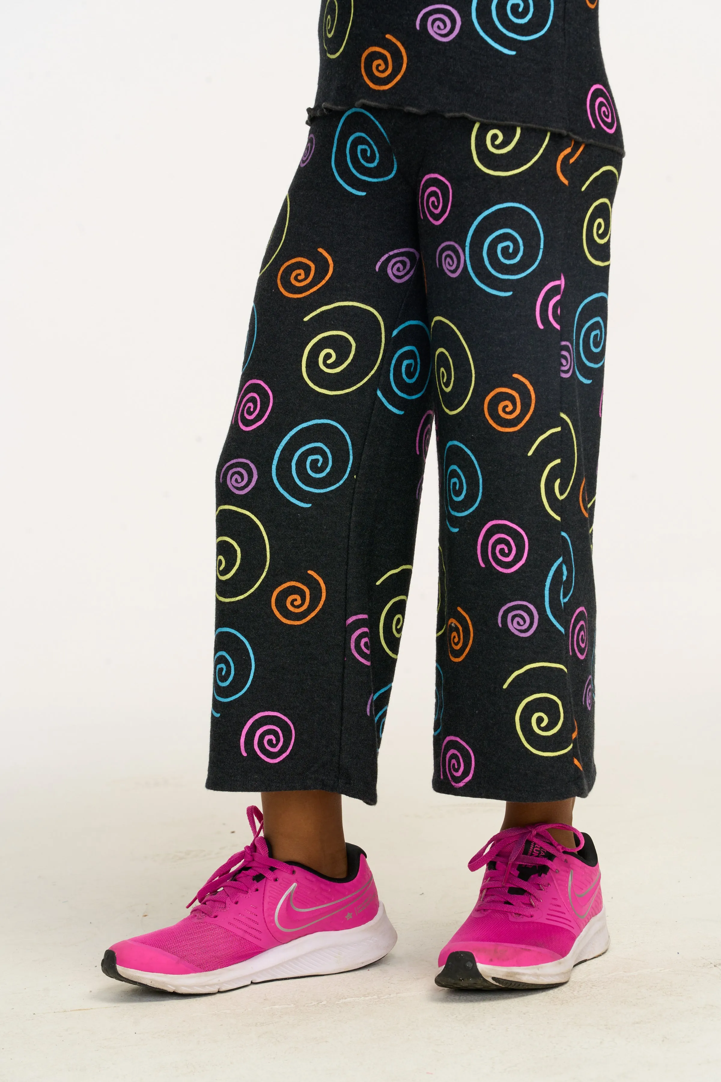 Chaser Rainbow Swirl Wide Leg Pant