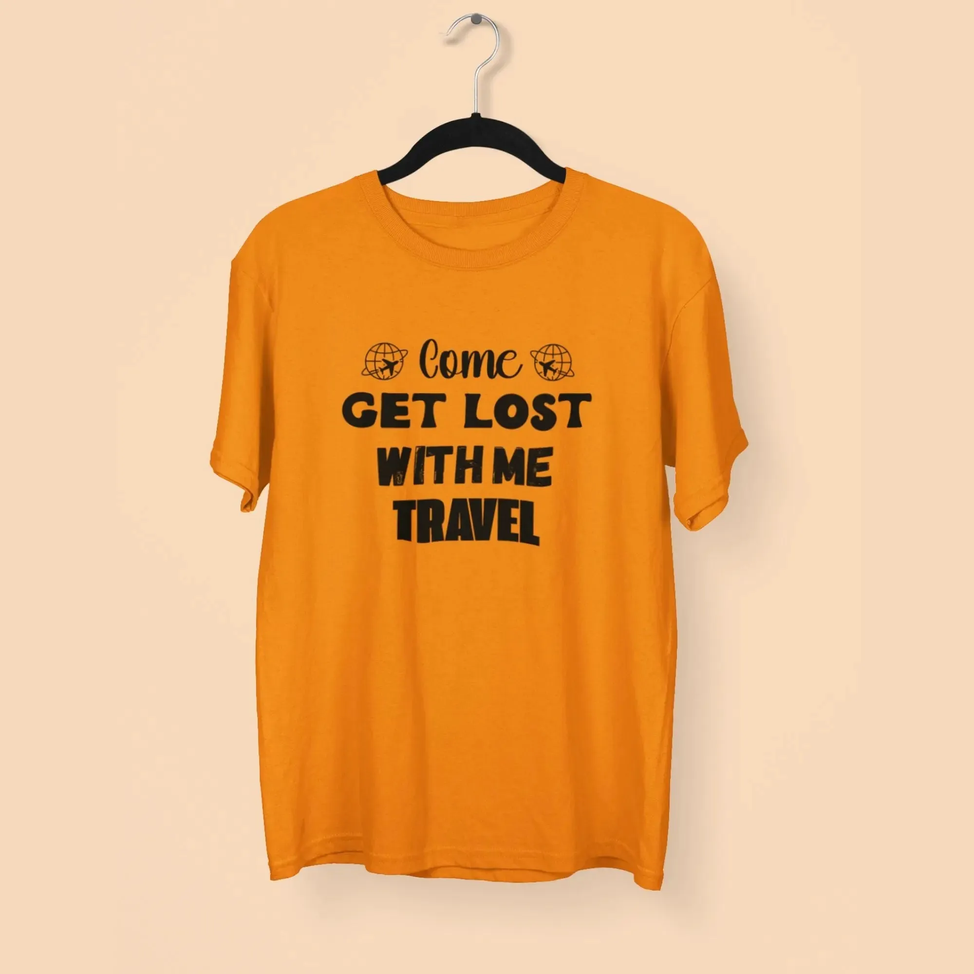 Come Get Lost With Me Travel Round Neck Classic T-Shirt