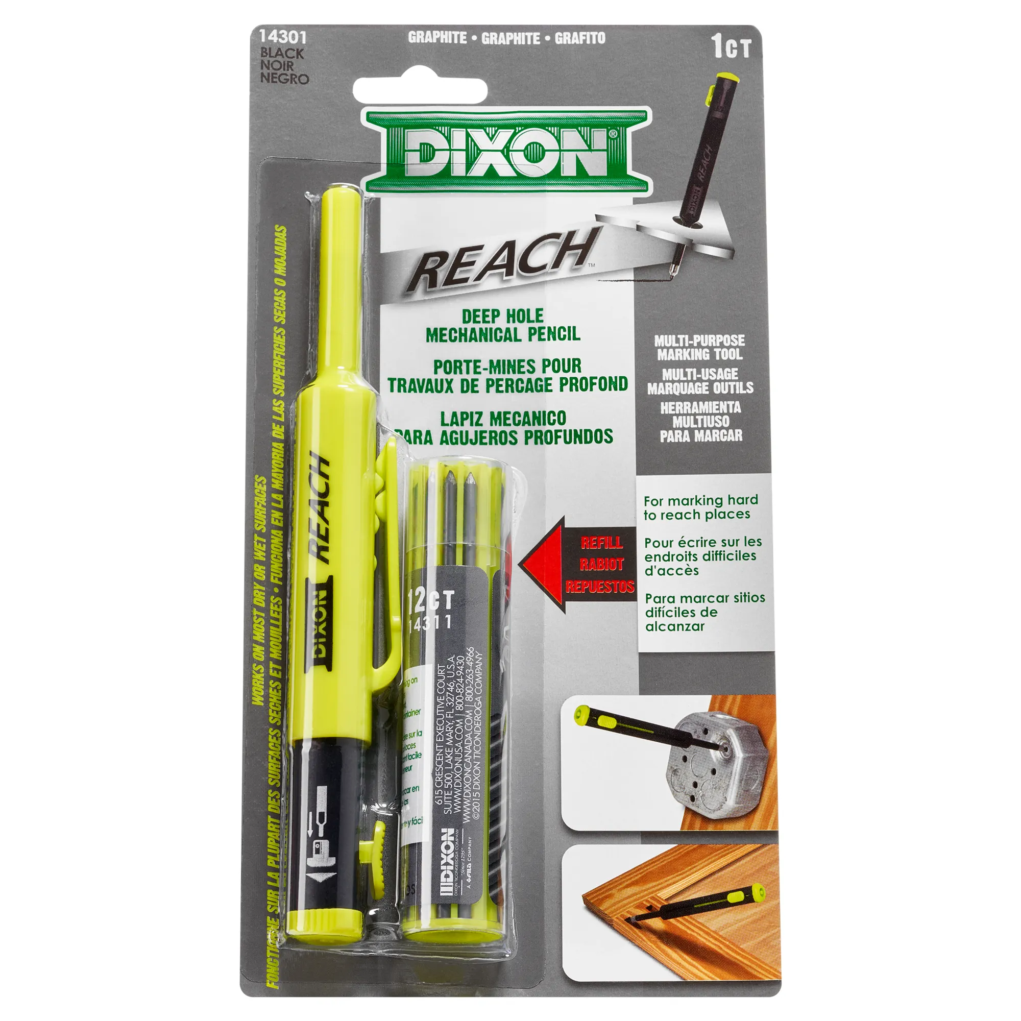 Dixon Industrial Reach Mechanical Deep Hole Pencil