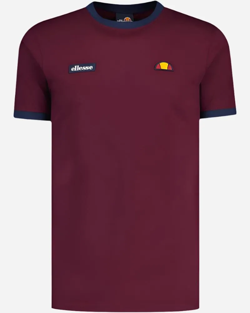 Ellesse FERDORINI T Shirt Burgundy