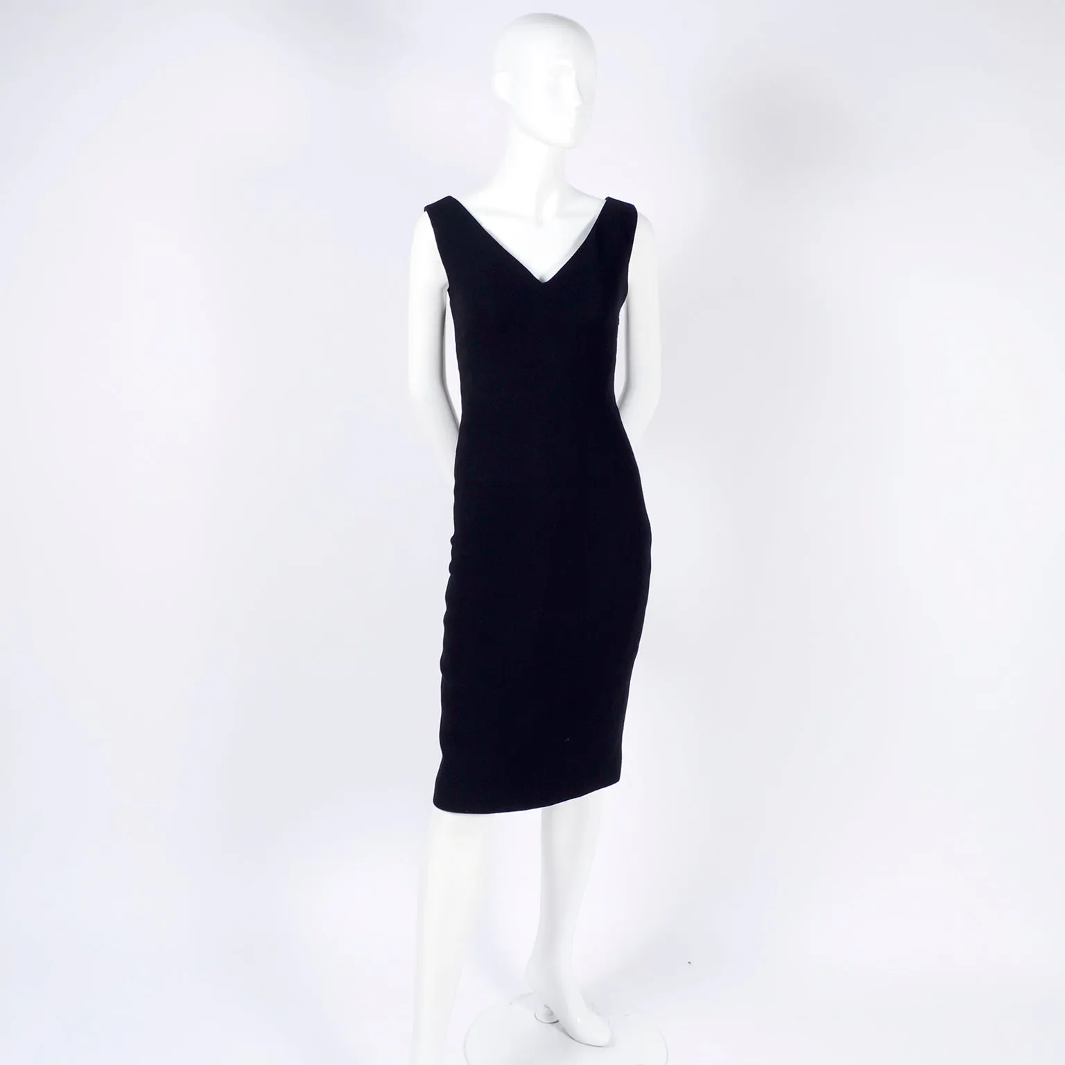 F/W 1995/96 Gianni Versace Couture Little Black Dress Deadstock