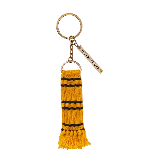 Hufflepuff Scarf Keyring