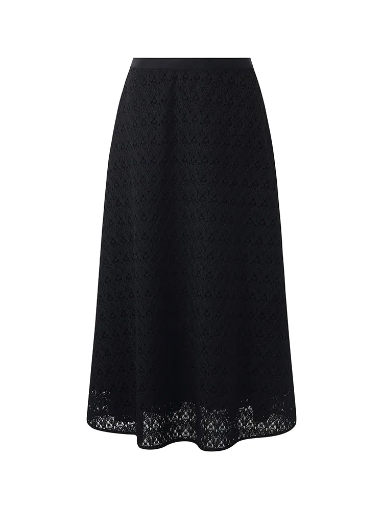 Lace A-Line Women Skirt