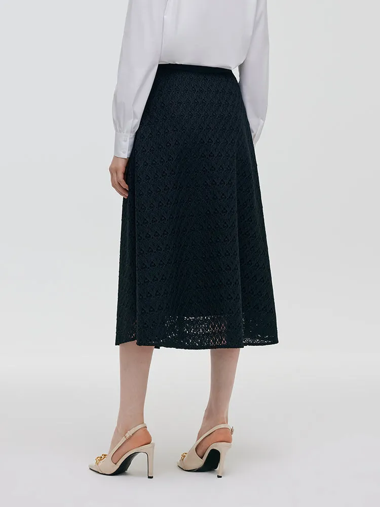 Lace A-Line Women Skirt