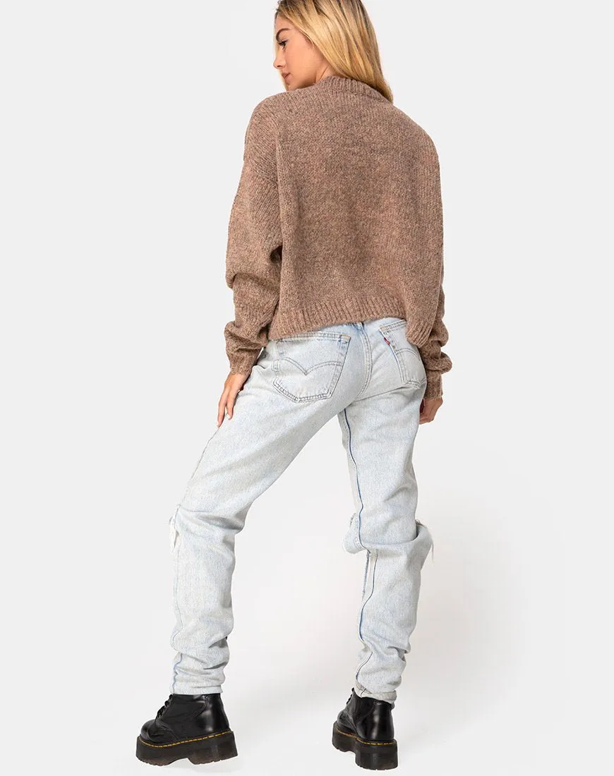 Margo Jumper in Knit Tan