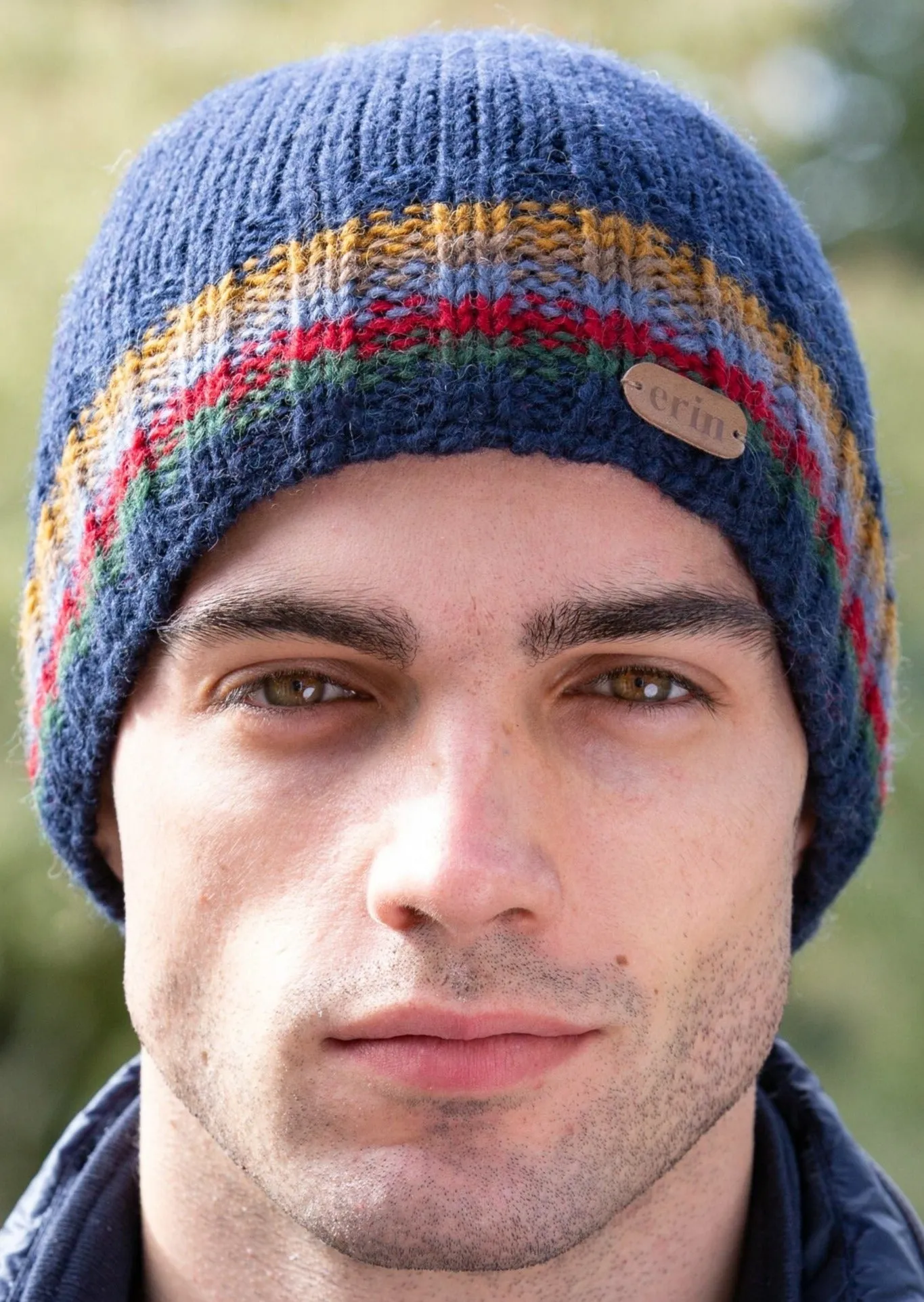 Men's Rib Pullon Hat | Dark Blue