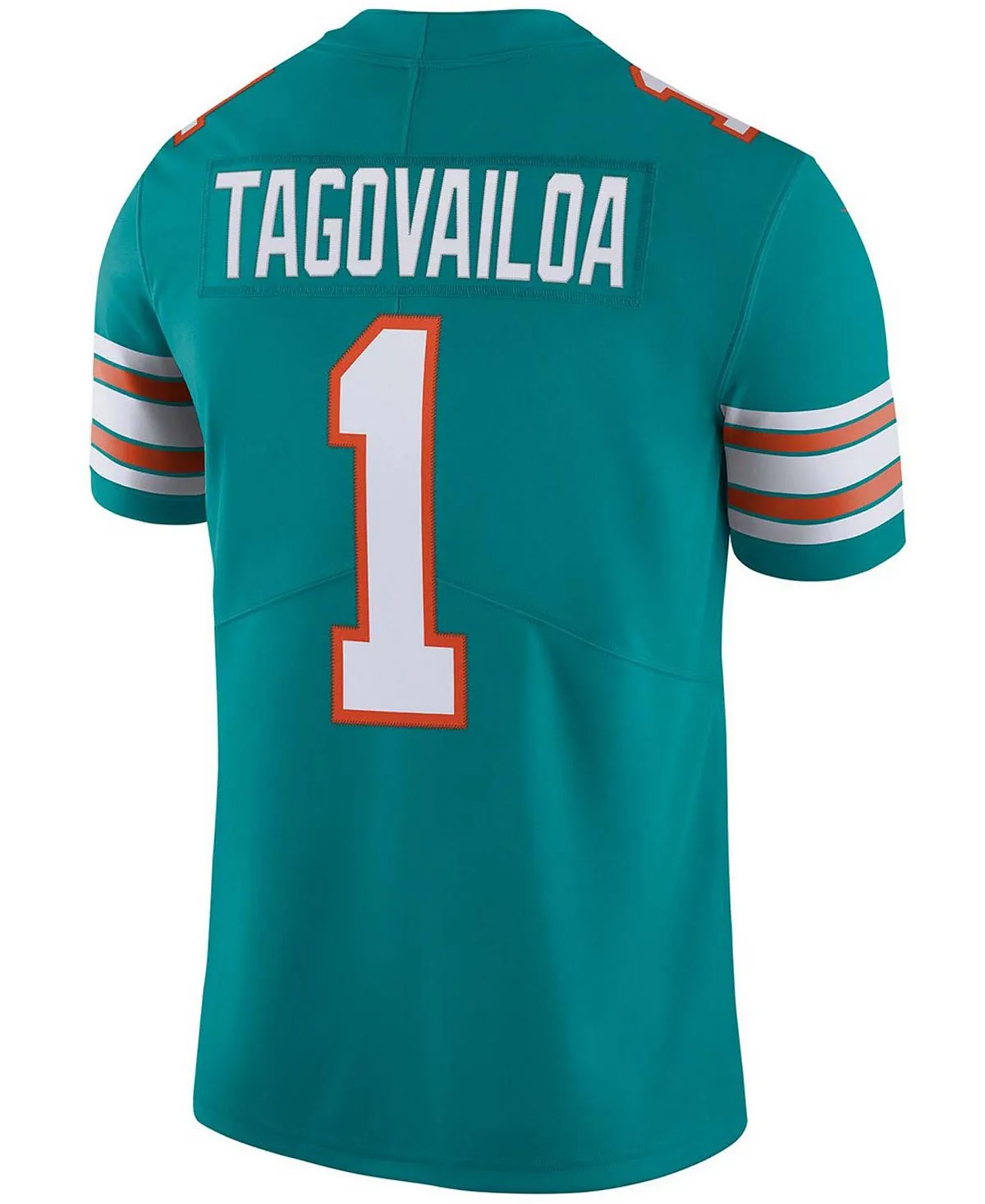 Men's t-shirt tua tagovailoa aqua miami dolphins alternate vapor limited jersey Nike