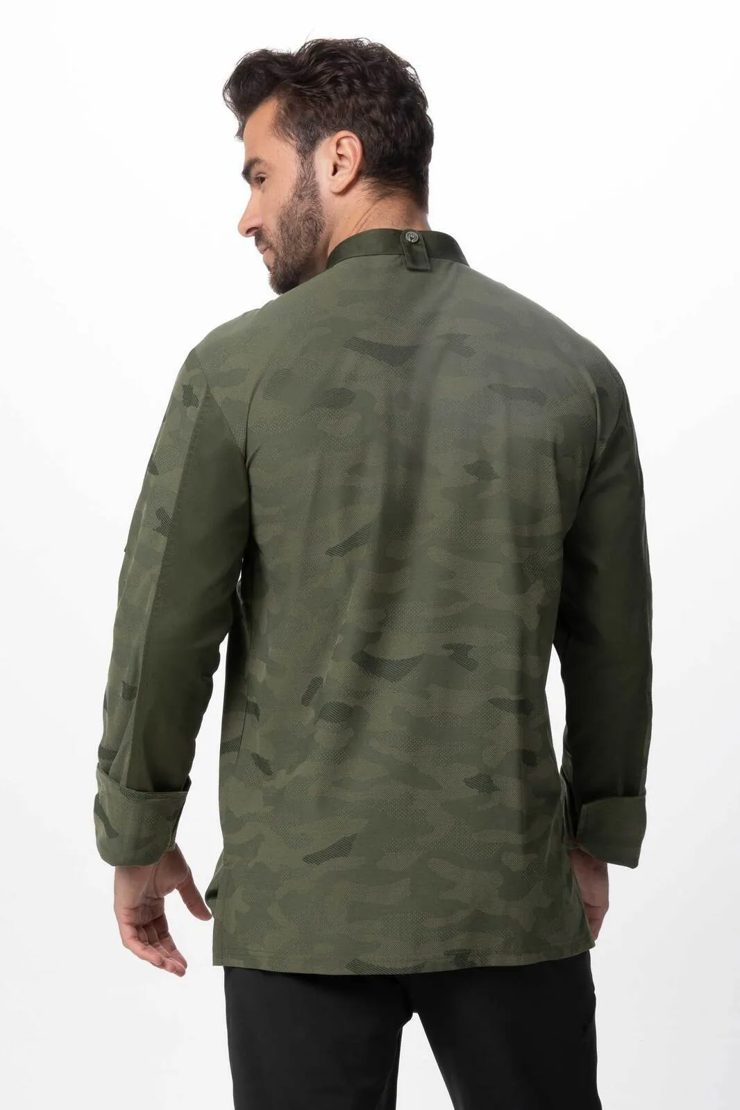 Mojave Men's Chef Jacket- Green