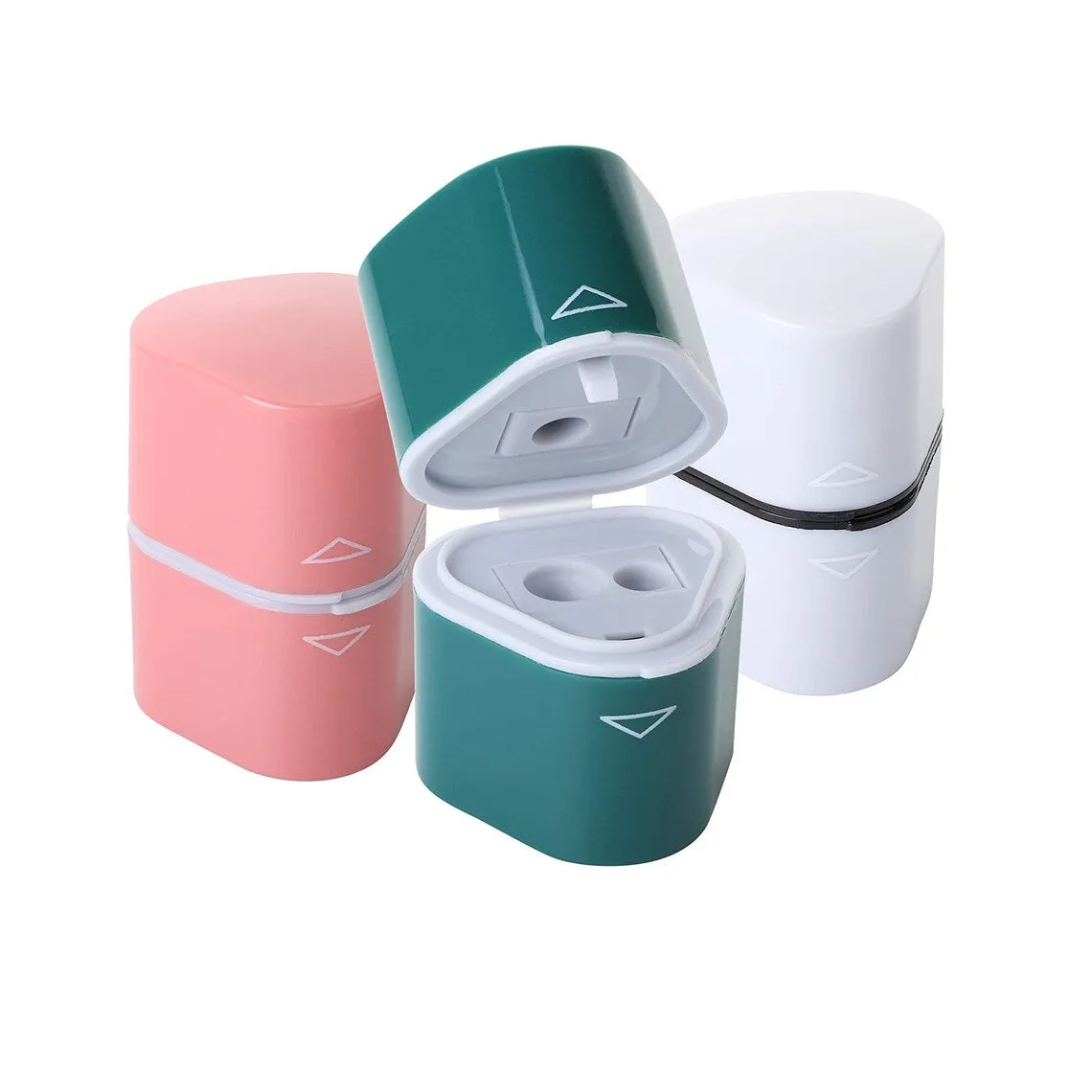 Mr. Pen- Colored Pencil Sharpener | 3-Pack Manual Art Pencil 3-Hole Sharpener