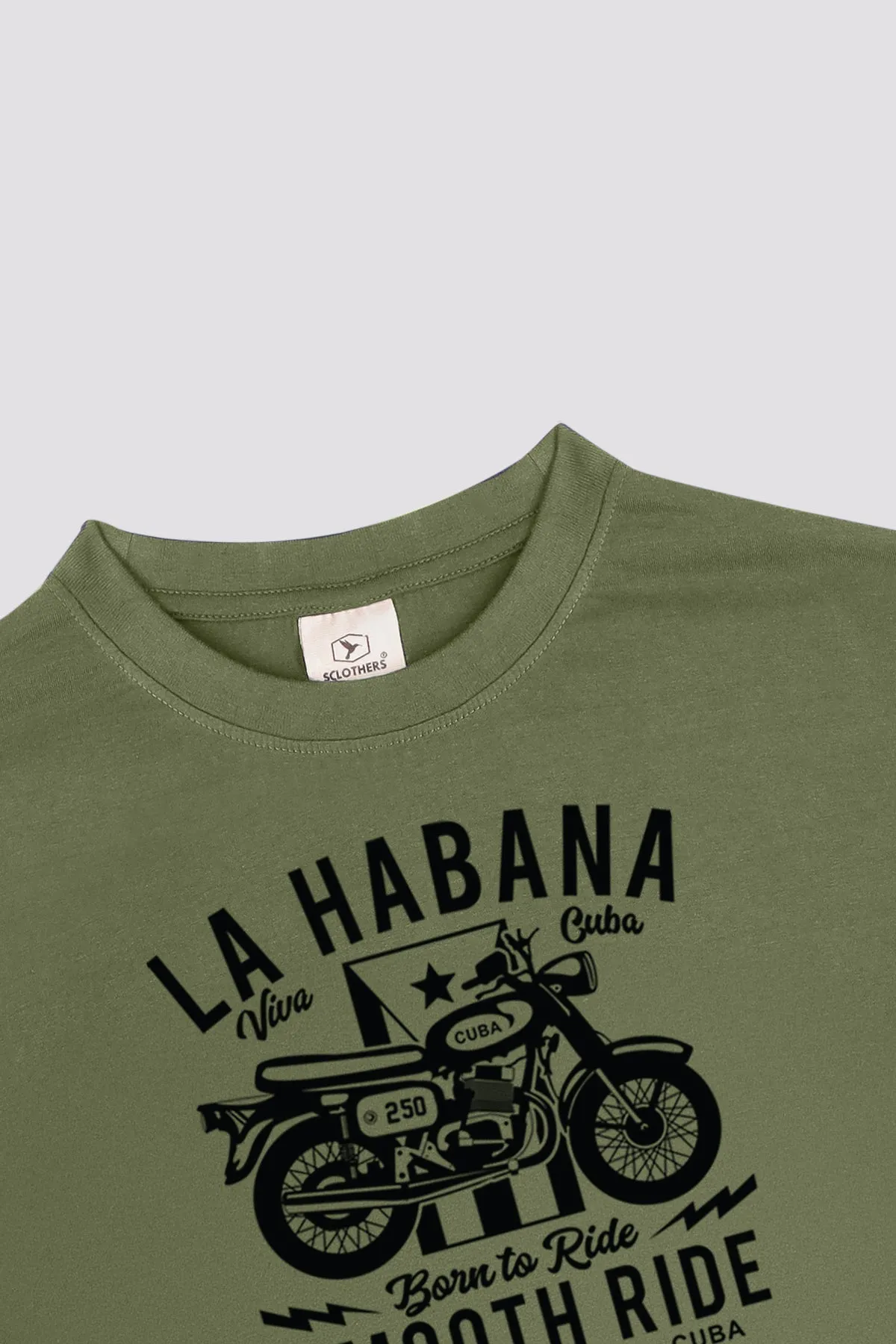 Olive Bikers Graphic T-Shirt (Plus Size) - S24 - MT0353P