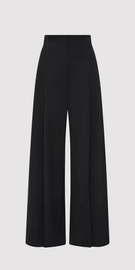 Paperbag Trousers Black