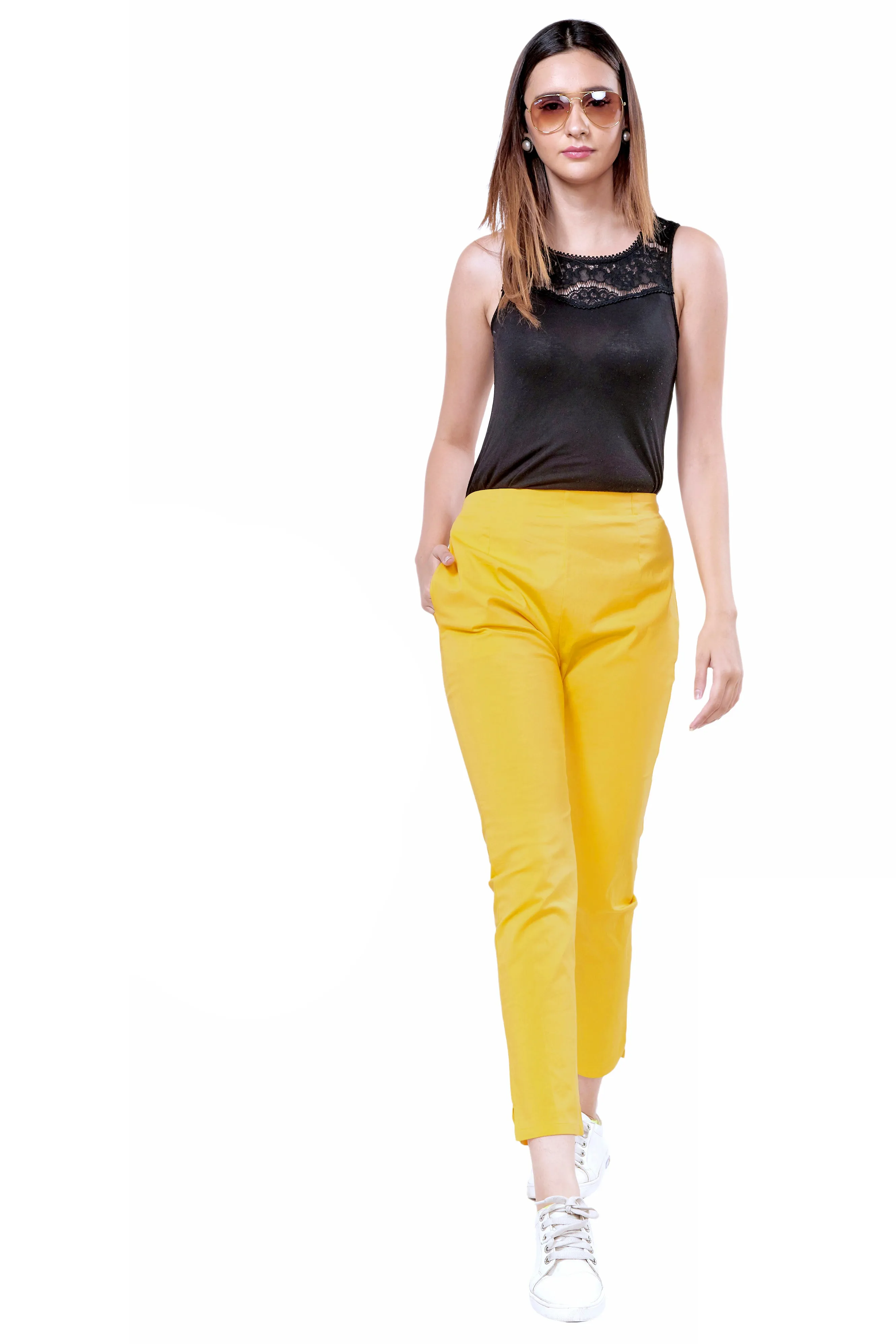 Pencil Pants (Dark Mustard)