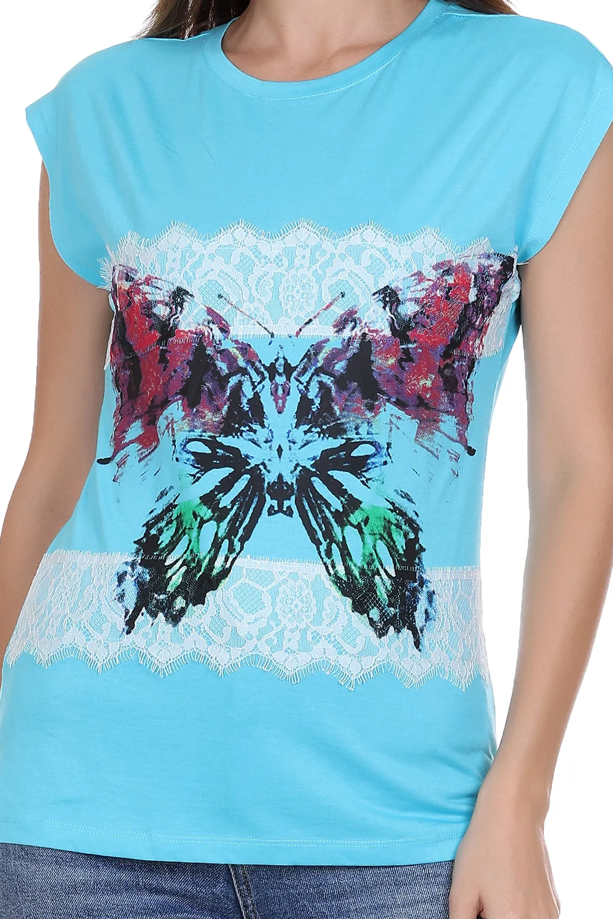 Printed t shirt tops