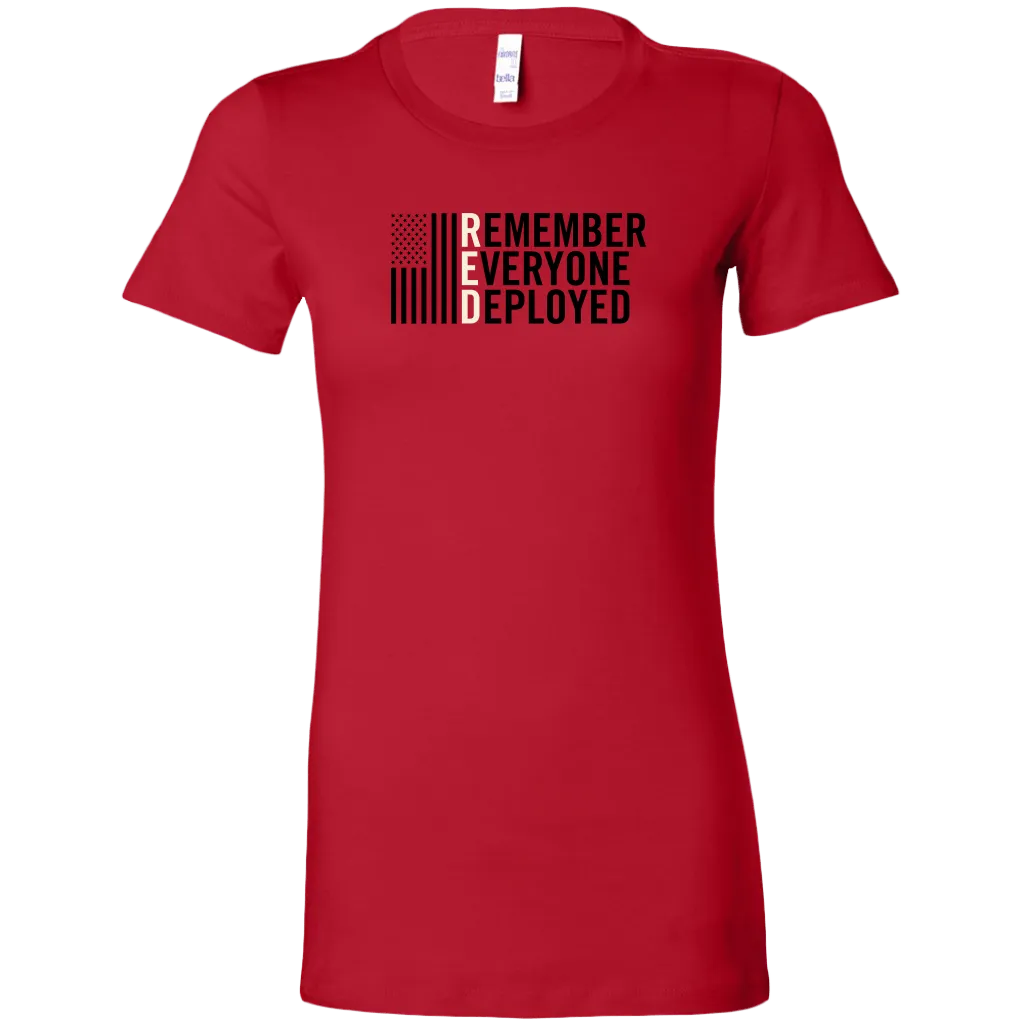 R.E.D. - Remember Everyone Deployed Women's T-Shirt