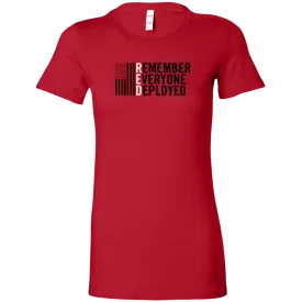 R.E.D. - Remember Everyone Deployed Women's T-Shirt