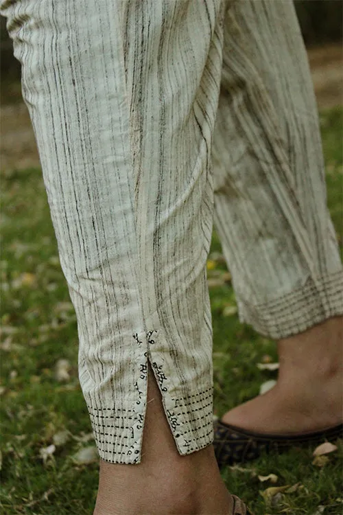 Sadhna 'Biri' Beige cotton pants