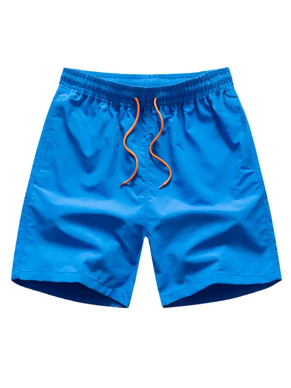 Summer quick-drying shorts, men's quarter pants, loose beach pants