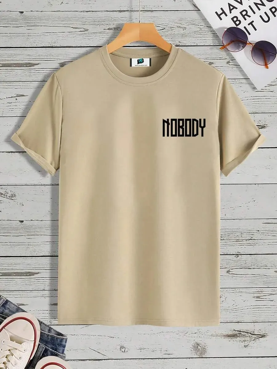 SXV  'TRUST NOBODY’ Printed Cool Aesthetic Oversized Baggy T-shirt