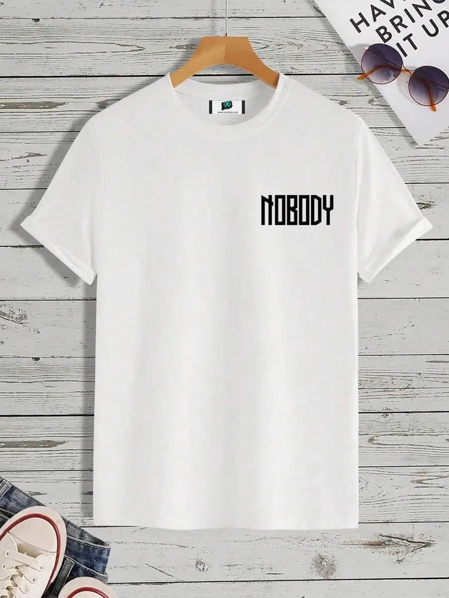 SXV  'TRUST NOBODY’ Printed Cool Aesthetic Oversized Baggy T-shirt