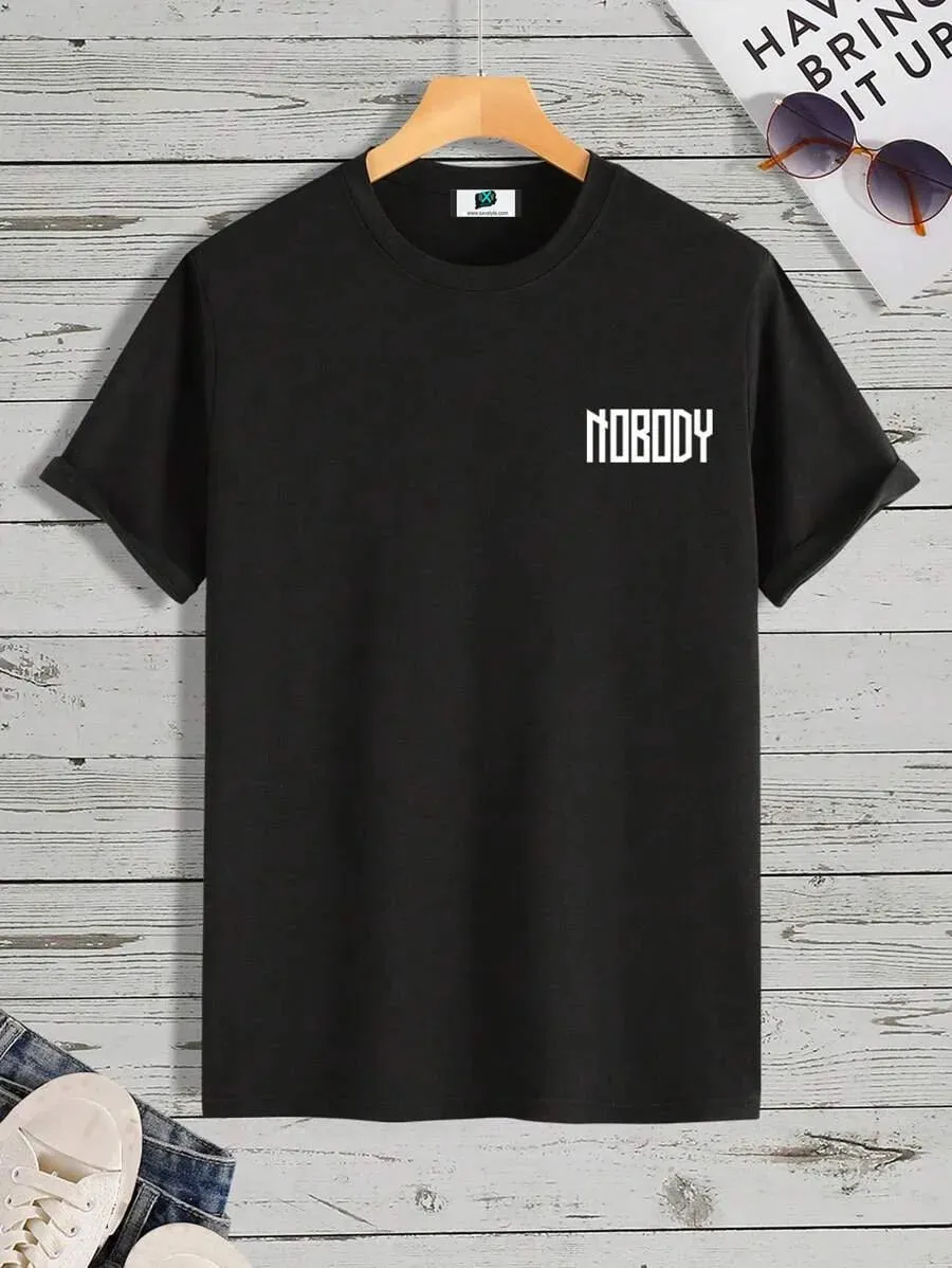 SXV  'TRUST NOBODY’ Printed Cool Aesthetic Oversized Baggy T-shirt