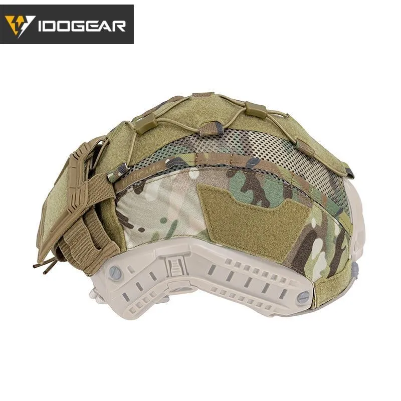 Tactical Helmet Cover For Maritime Helmet with NVG Battery Pouch