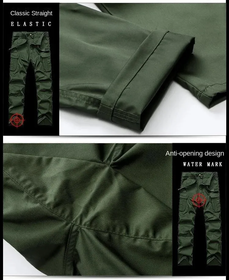 Tactical Outdoor Breathable Multiple Pockets  Pants Suits