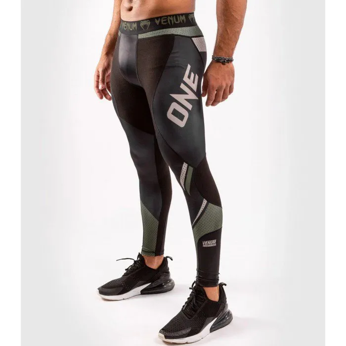 Venum-04114 ONE FC Impact SPATS MEN COMPRESSSION TIGHTS PANTS XS-XXL 2 Colours