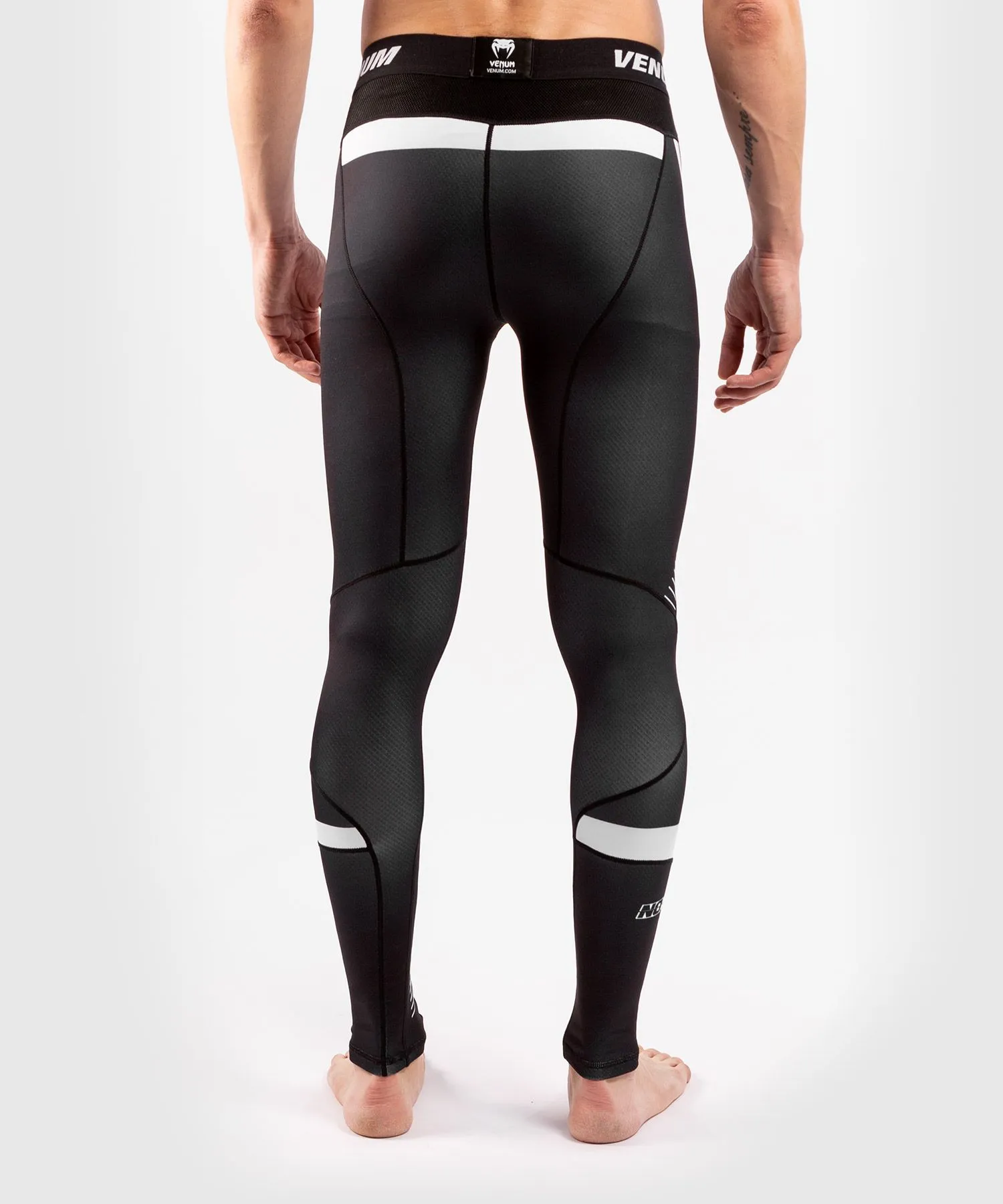 Venum-04237-108 NoGi 3.0 SPATS MEN COMPRESSSION TIGHTS PANTS XS-XXL Black White