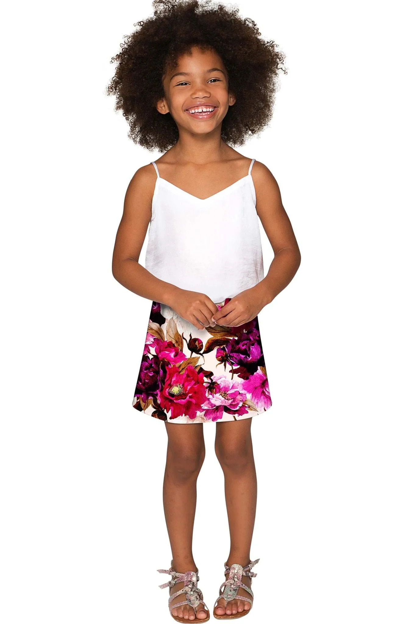 Vintage Charm Aria A-Line Skirt - Girls