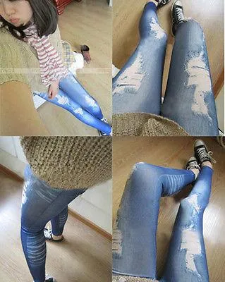 Women Denim Tight Slim Pencil Pants