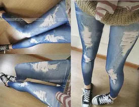 Women Denim Tight Slim Pencil Pants